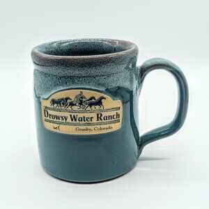 Deneen Pottery Drowsy Water Ranch Green Ceramic Mug